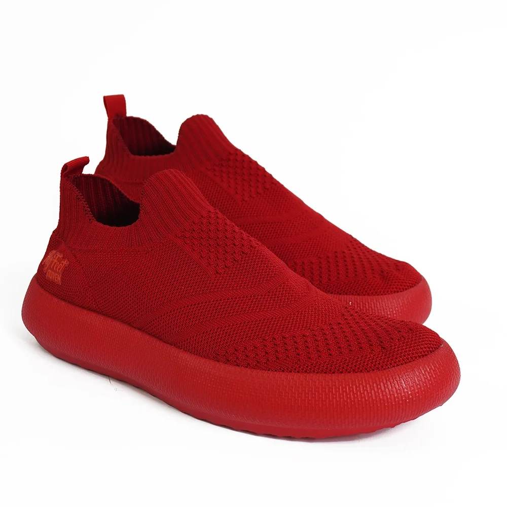 Tênis Ortopédico Flyfeet Nuvem Knit Vermelho 42/43 AC357