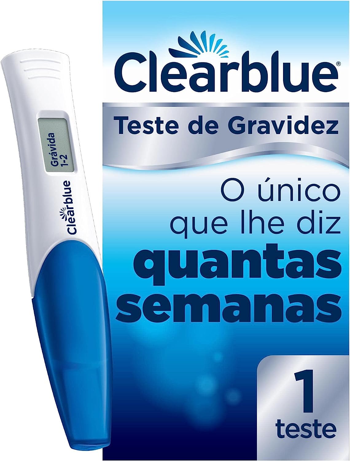 Teste de Gravidez Clearblue Digital Indicador de Semanas 1 unidade