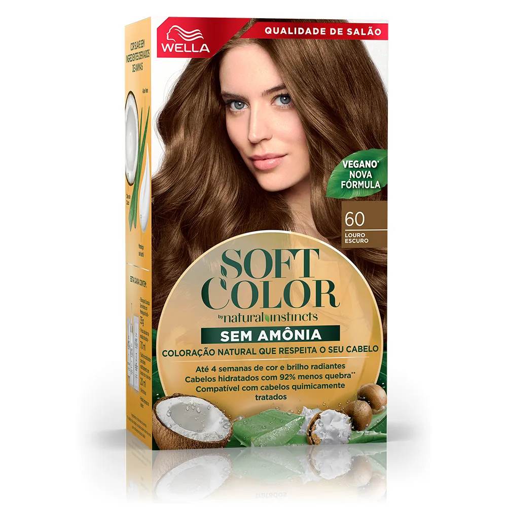 Tinta de Cabelo Semi-Permanente Soft Color 60 Louro Escuro
