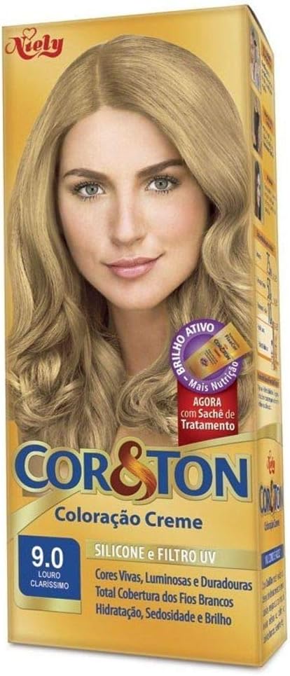 Tintura Cor&Ton Louro Claríssimo 9.0 50g