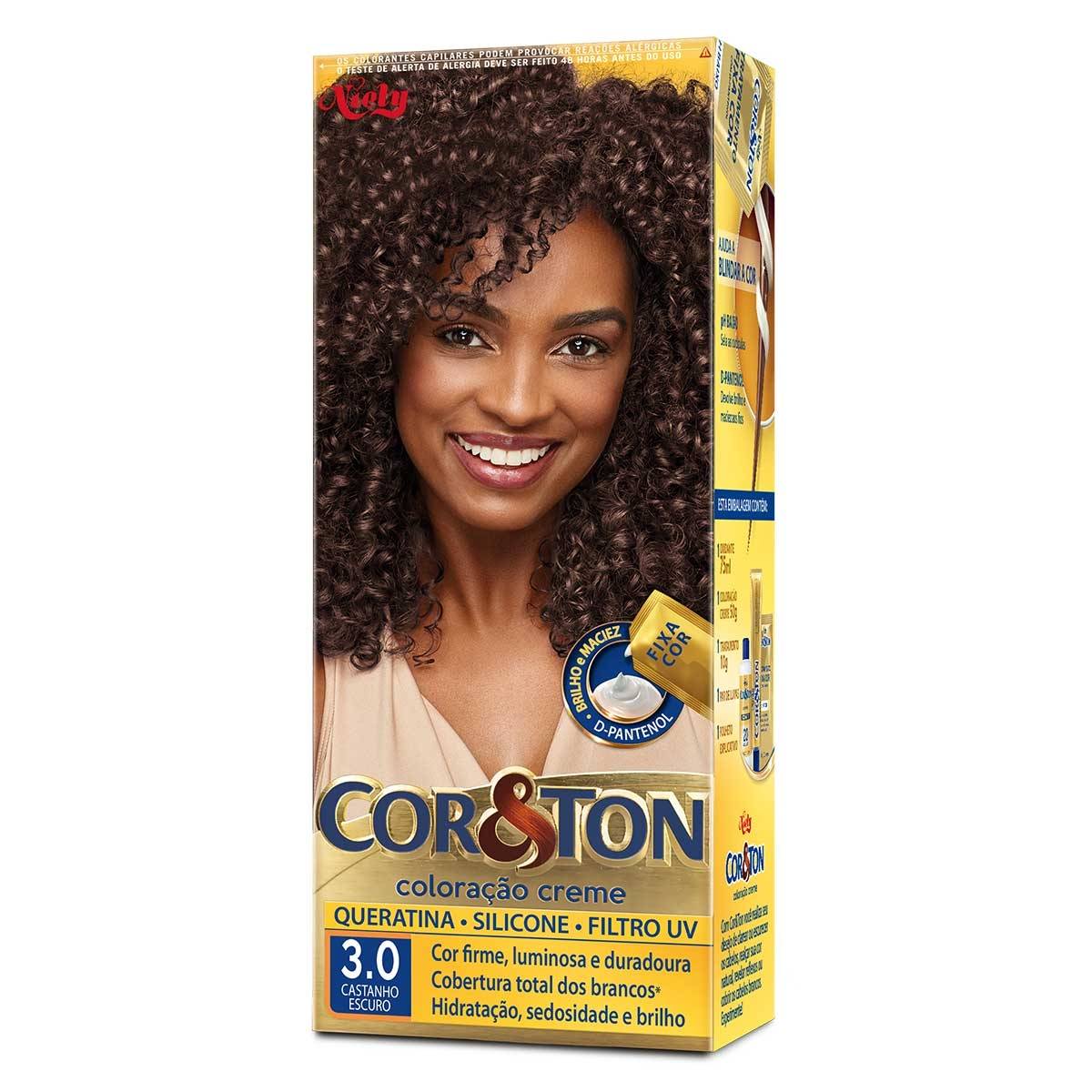 Tintura Cor&Ton Niely 3.0 Castanho Escuro