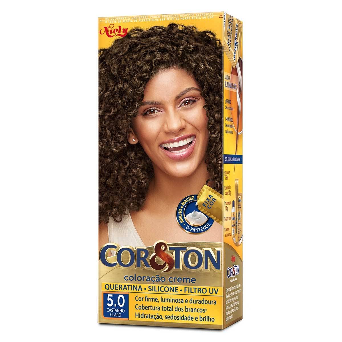 Tintura Cor&Ton Niely 5.0 Castanho Claro
