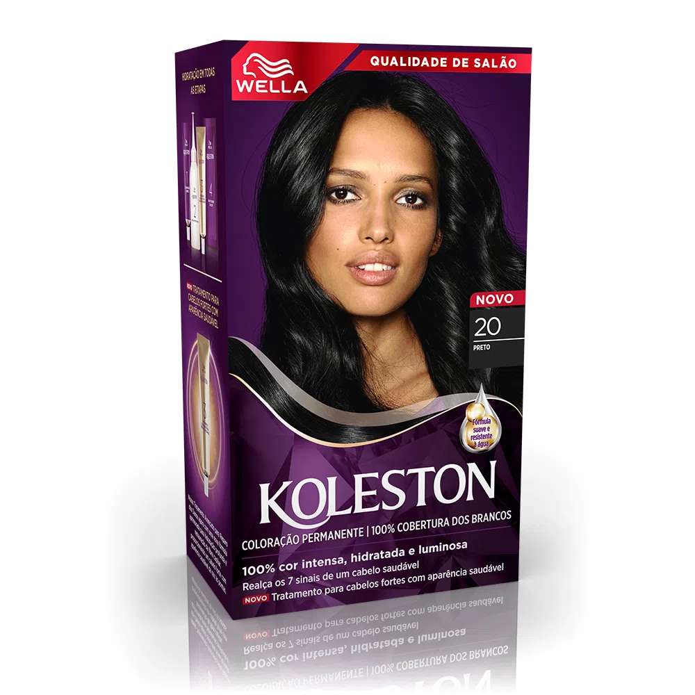 Tintura Creme Koleston 20 Preto 1 unidade