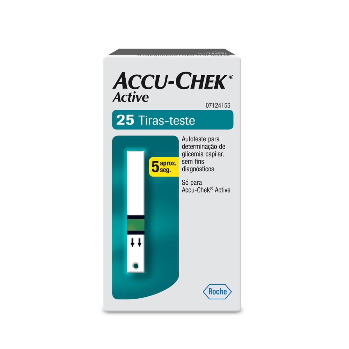 Tira para Controle de Glicemia Accu-Chek Active 25 Tiras