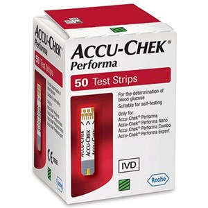 Tiras de Glicemia Accu-Chek Performa 50 unidades