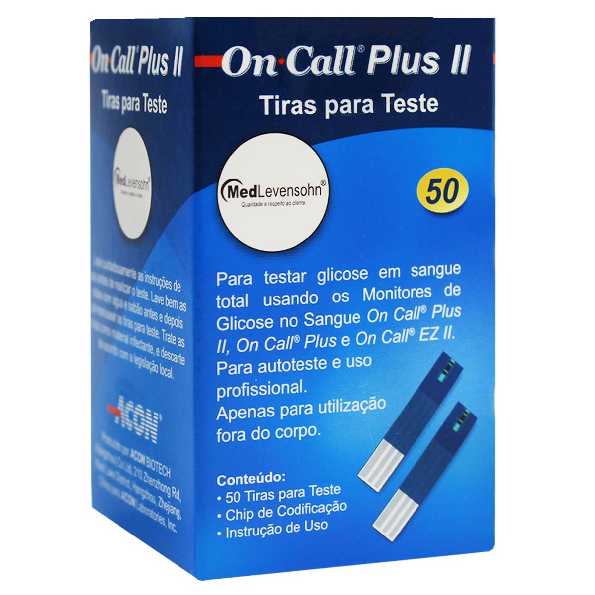 Tiras MedLevensohn On Call Plus 50 unidades