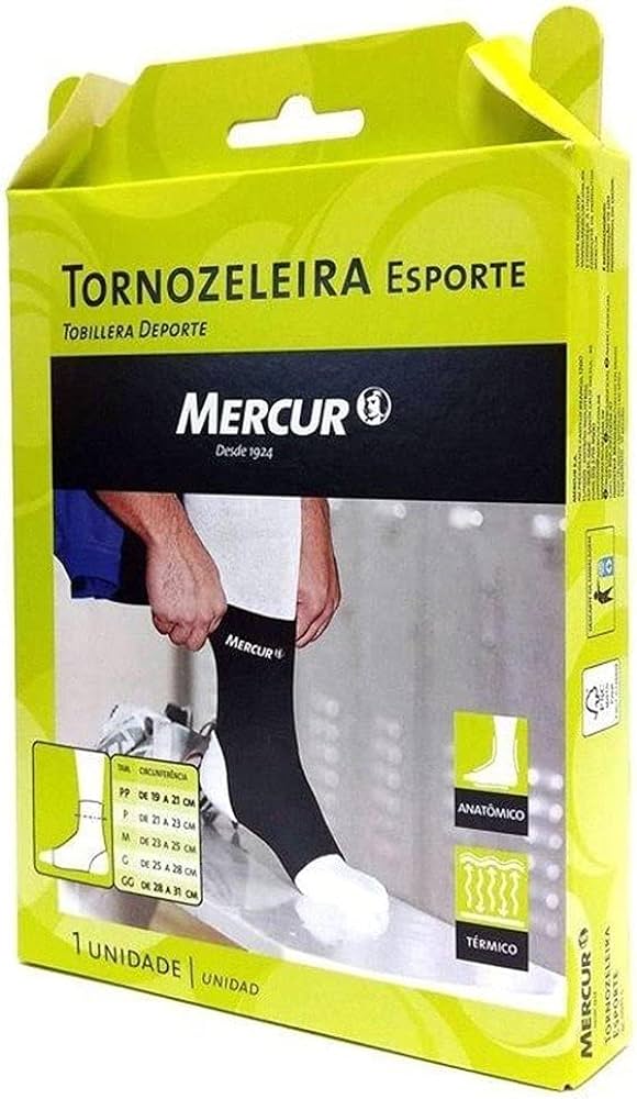 Tornozeleira Esporte Mercur Tamanho PP