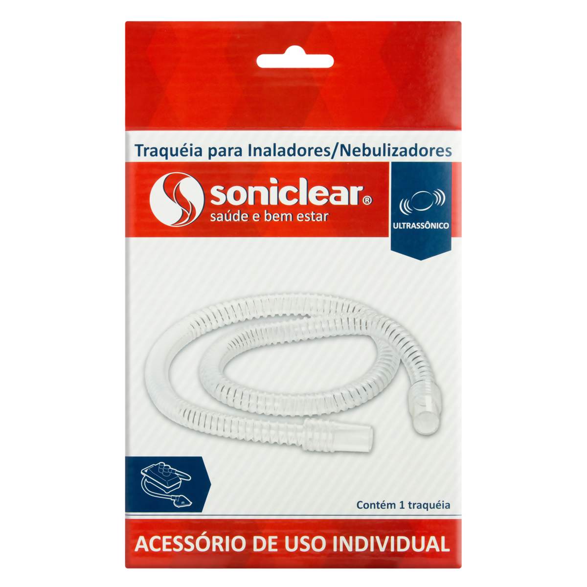 Traqueia Flexível para Inalador Pulmosonic