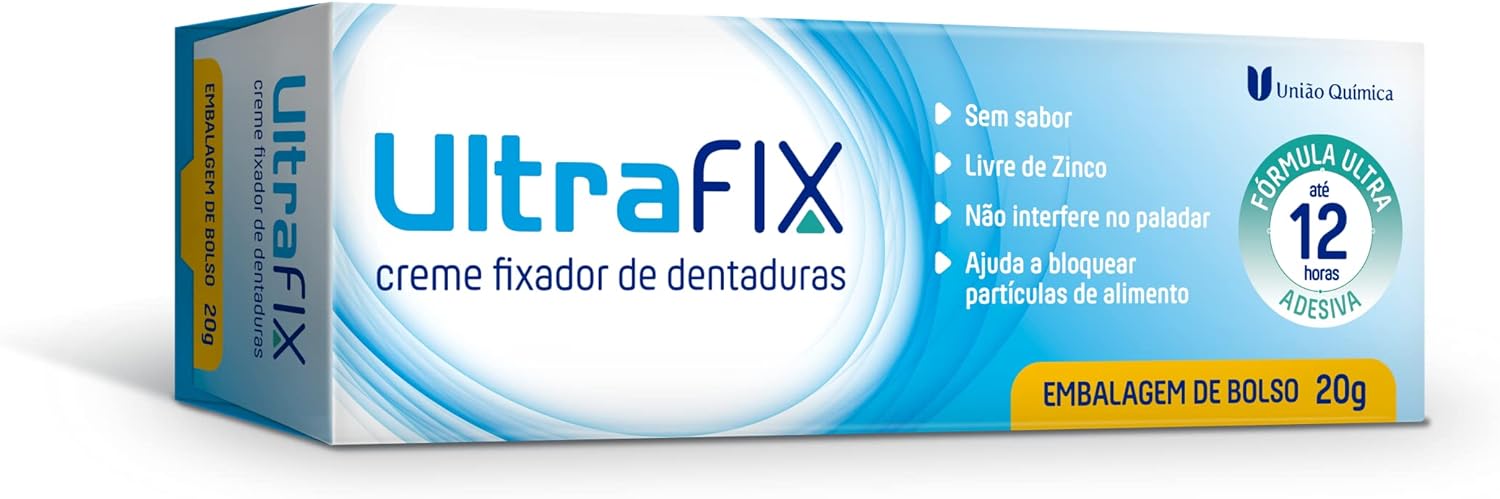 UltraFix Creme Fixador de Dentadura Sem Sabor 20g