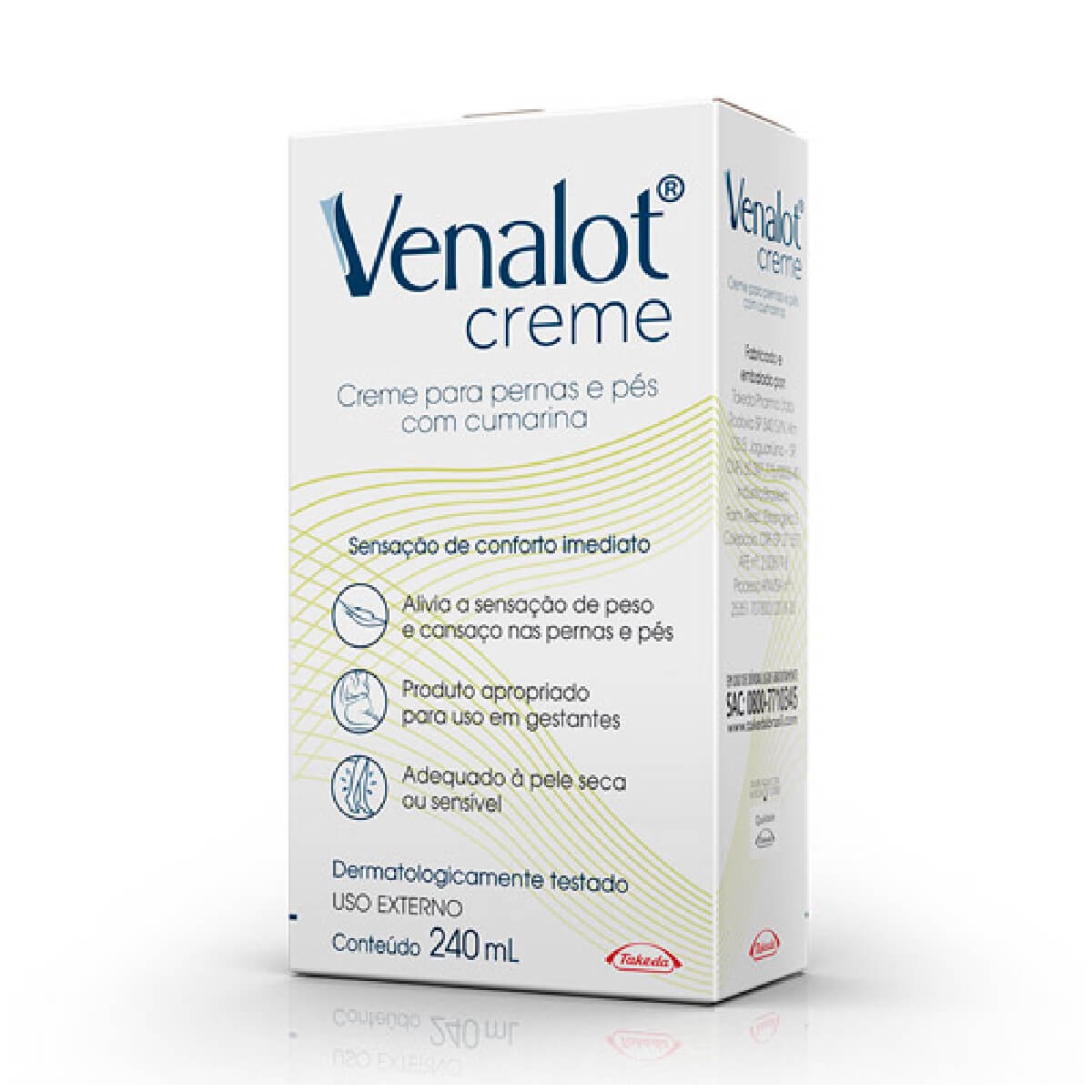 Venalot Creme Para Pernas e Pés 240ml
