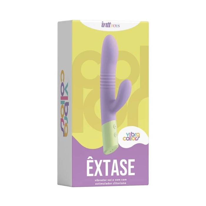 Vibrador Vai e Vem Clitóris Êxtase Collors Intt