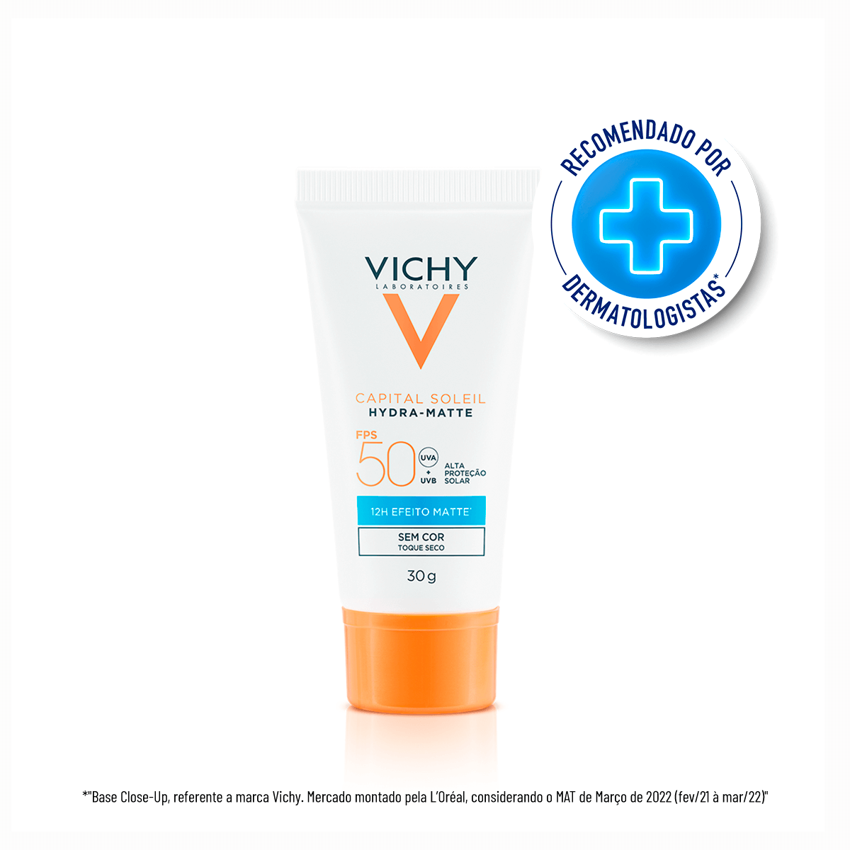 Vichy Capital Soleil Hydra-Matte FPS50 Cor 2.0 Protetor Solar Facial 30g