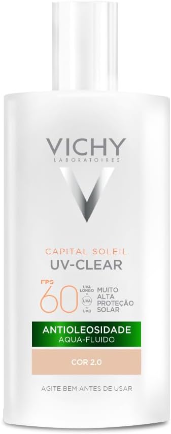 Vichy Capital Soleil UV-Clear Cor 2.0 Protetor Solar Facial FPS60 40g