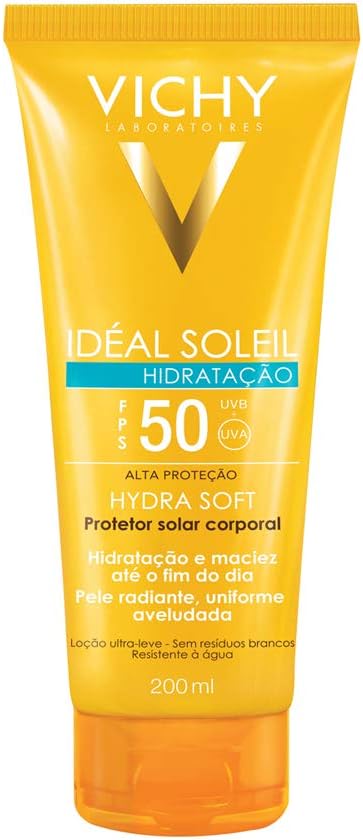 Vichy Idéal Soleil Hydra Soft Protetor Solar Corporal FPS50 200ml